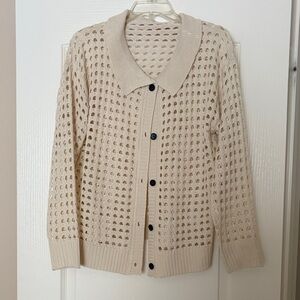 Woman’s Cream Knit Sweater